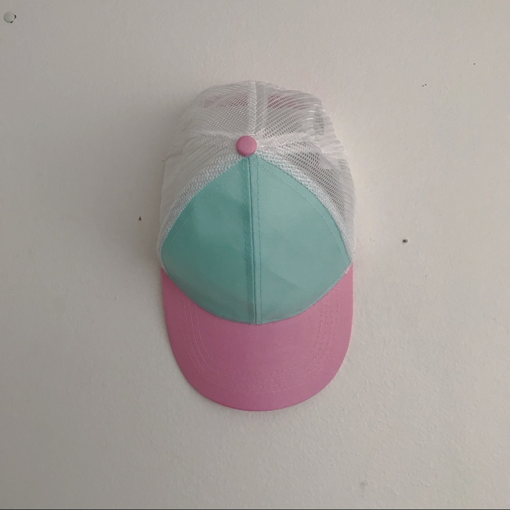 Pastel Color Block Hat